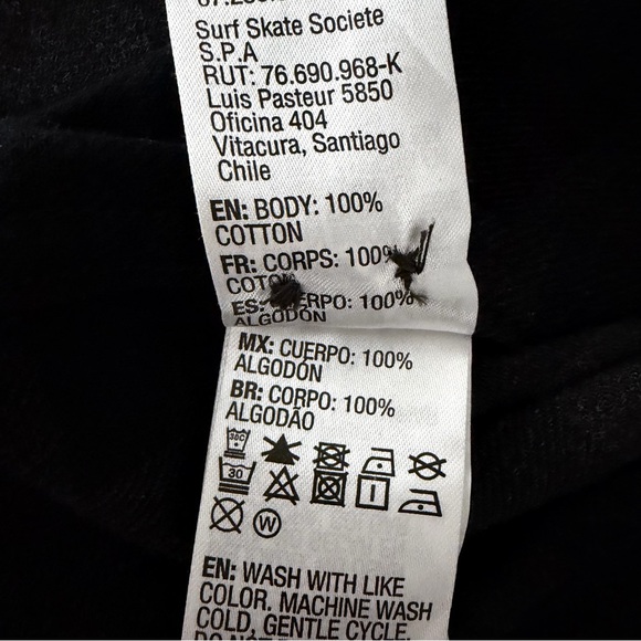 QUIKSILVER Black Gray Plaid Motherfly Flannel Button Up Shirt Modern Fit m - Picture 10 of 15